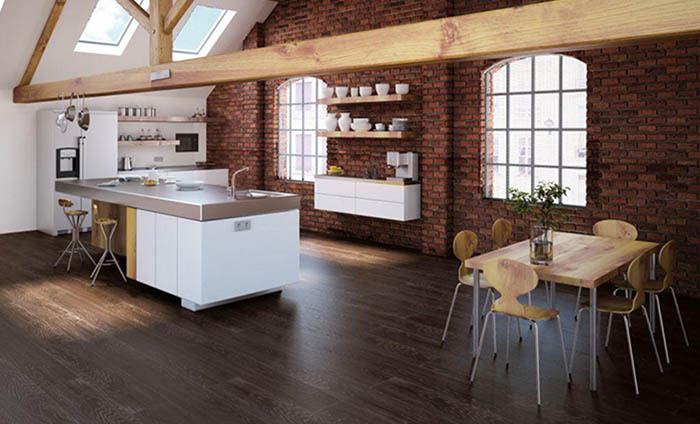 Suelos vinÃlicos imitación madera, elegance Vinilos suelos cocina