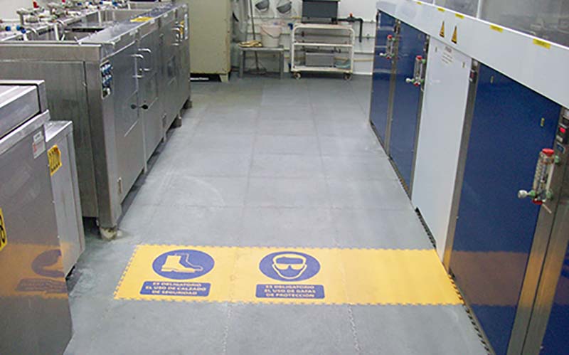 Pictogramas de seguridad – losetas de pvc – Traficline