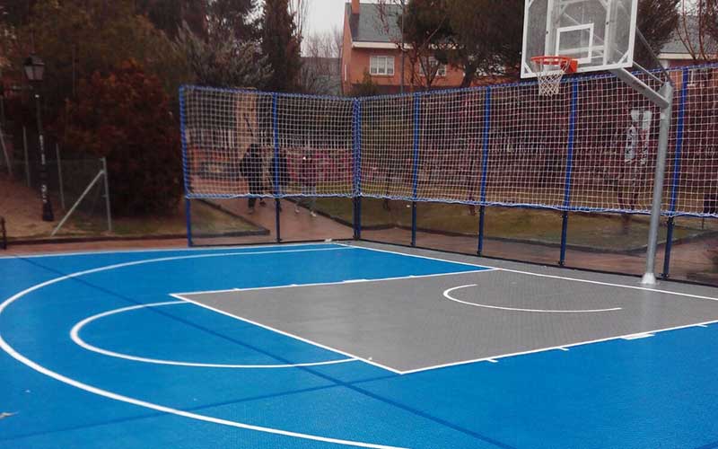 Suelos de exterior deportivos – pista baloncesto – Bergo Multisport