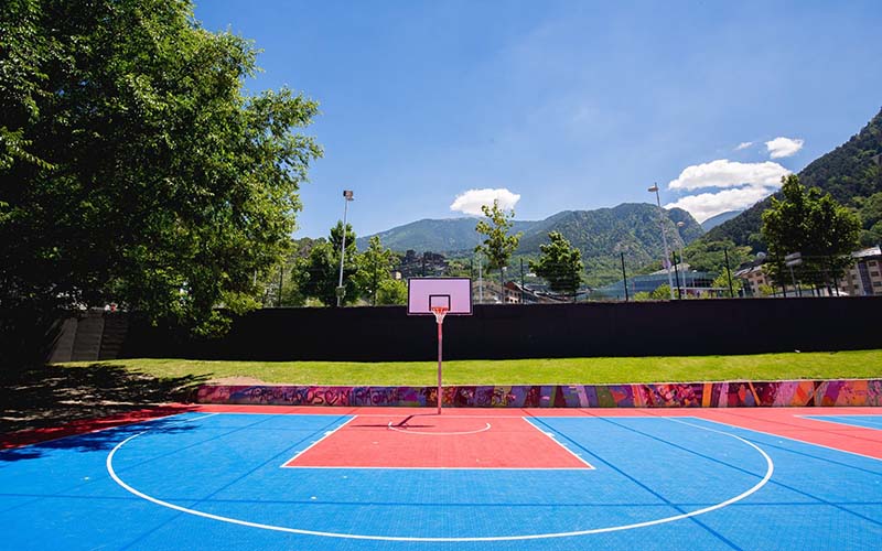 suelo exterior deportivo – suelo baloncesto – Bergo Multisport
