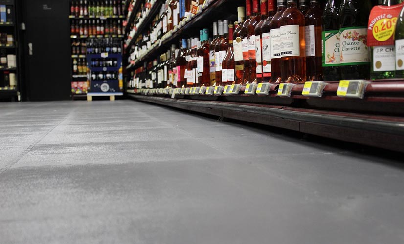 Suelo supermercados – Losetas de PVC – Traficline Suelo supermercados - Losetas de PVC - Traficline